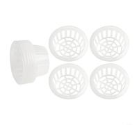 EXTRWORY Cestino in rete di plastica trasparente, per colture idroponiche, riutilizzabile, senza suolo, per cetrioli e verdure (per formato A6, 10 pezzi)