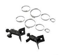 EXTRWORY Confezione da 2 staffe di montaggio a parete regolabili con vite da 1/4 di pollice per EufyCam 1 2 3 per ARLO Pro Outdoor Security Surveillance plastica