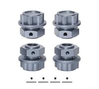 EXTRWORY Connettore in lega di alluminio per Arrma Kraton 110 per OUTCAST 18 per auto MOJAVE RC, parte di aggiornamento in metallo lavorato CNC con chiusura a vite per corse fuoristrada (titanio)