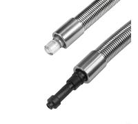 EXTRWORY Connettore per tubo del latte in acciaio inossidabile per macchine da caffè NIVONA compatibile con WE8 per ENA 8 E6 D6, protezione UV opaca design per uso domestico per uso barista, argento