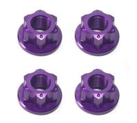 EXTRWORY Dado mozzo per bicicletta, con filettatura M10 x 10, leggero, 54 g, in lega 7075, per mountain bike e bici pieghevoli, manutenzione ruota posteriore, nero, rosso, oro, verde, viola