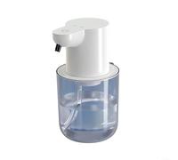 EXTRWORY Dispenser automatico di sapone schiumoso touchless con 4 livelli IPX5 impermeabile ricaricabile USB per cucina bagno 400 ml bianco (schiuma stile bianco)