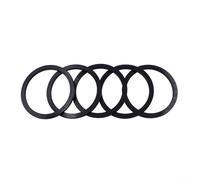 EXTRWORY Distanziale per movimento centrale della bicicletta, in lega di alluminio CNC, rondella per mozzo per bici da strada, ruota libera, regolazione fine, spessore nero e rosso (1,5 mm nero)