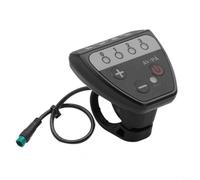 EXTRWORY Ebike Display LED Meter 36 V 48 V 5 Pin Impermeabile Corpo Controller Bici Elettrica Per Manubrio Scooter Display 22.2mm Stato Batteria E Gear