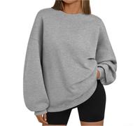EXTRWORY Felpa con cappuccio oversize da donna in puro colore casual | Design oversize, spalle scese, puro per lo stile di colore, look casual da strada, si adatta a tutte le figure