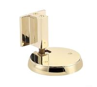 EXTRWORY Fermaporta magnetico in lega di zinco per porte interne standard, design non perforato, montaggio a pavimento, fermaporta meccanico per una maggiore durata (oro)