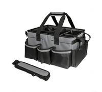 EXTRWORY Grande borsa per la pulizia con tracolla regolabile e robusta tavola di supporto (grigio)