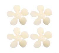 EXTRWORY Gruppo ventola motore 200 mm plastica alluminio foro 6,9 mm 5 lame parti di ricambio per condensatore raffreddamento giardino domestico (plastica 200 mm)