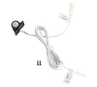 EXTRWORY Interruttore con sensore di movimento a infrarossi PIR regolabile per striscia luminosa a LED DC 12 V, accensione e spegnimento automatico con ritardo di 30 secondi, struttura in plastica e