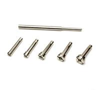 EXTRWORY Kit di 6 estrattori per cuscinetti per bicicletta, per boccole mozzo da 10-20 mm, strumento di rimozione in alluminio per la manutenzione delle ruote del telaio e del movimento centrale