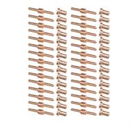 EXTRWORY Kit di elettrodi e ugelli per taglio al plasma da 60 pezzi per torcia PT-31 LG-40, materiali di consumo in rame rosso con valutazione 40A per lavorazione dei metalli e taglio industriale