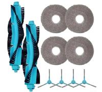 EXTRWORY Kit di ricambio per aspirapolvere, spazzole laterali principali e panni per mocio, compatibile con robot pulitore Cecotec o Conga 20090 ProAI