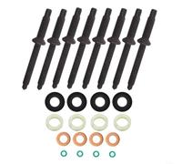 EXTRWORY Kit Guarnizione Iniettore Per Ford Diesel Veicoli 1 6 Modelli TDCi Per Fiesta Per Fusion Focus C Max 24pcs Diretto Parte di Ricambio 1233685