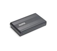 EXTRWORY Lettore di dischi rigidi da 3,5 pollici per SATA a USB 3.0, alloggiamento esterno per disco rigido esterno in lega di alluminio per archiviazione desktop mobile (nero-EU)