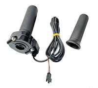 EXTRWORY Leva dell'acceleratore elettronico cablata per luce per moto elettriche fuoristrada BEE UQI N1S U+B in plastica dura nera 143 mm per piloti (1 set)