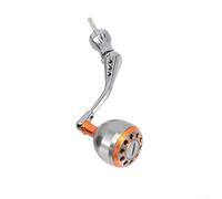 EXTRWORY Manico per mulinello da pesca a quattro alberi ad angolo per S Marca Per NEXAVE Per ALIVIO Per CATANA Per FX Per SIENNA Serie 4000-6000 In Acciaio Inox Rocker Arm Grip Argento Aggiornamento