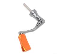 EXTRWORY Manico per mulinello da pesca a quattro alberi ad angolo per S Marca Per NEXAVE Per ALIVIO Per CATANA Per FX Per SIENNA Serie 4000-6000 In Acciaio Inox Rocker Arm Grip Argento Aggiornamento