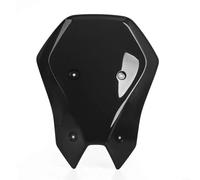EXTRWORY Pannello parabrezza anteriore per Kawasaki Z900 2025, scudo acrilico ad alto impatto per strada pendolari, grigio trasparente nero (nero)