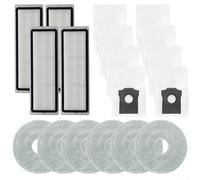 EXTRWORY Parti di ricambio per aspirapolvere Cecotec per Conga X100 per filtri X-Treme, panni per mocio, sacchetti per la polvere, in microfibra non tessuto, adatti per robot pulitore (B)