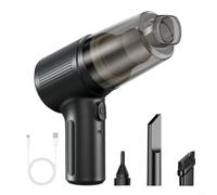 EXTRWORY Per Auto Aspirapolvere Senza Fili Palmare Portatile Soffiatore Spurgo All-in-One Plastica Nero 16.2x13cm per Auto RVs SUV