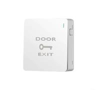 EXTRWORY Pulsante di uscita sensibile al tocco per pannelli di controllo accessi Interruttore porta a pulsante Ripristino automatico per montaggio superficiale PC bianco 86x86x25cm per hall edificio