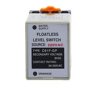 EXTRWORY Regolatore di livello dell'acqua Interruttore C61F-GP del relè di controllo del livello dell'acqua per le pompe di controllo automatiche precise 57*40*50 millimetro