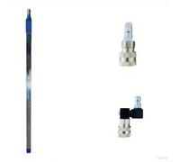 EXTRWORY Set di 4 strumenti per la pulizia del radiatore, bacchetta spray da 60 cm con testa girevole a 360° e ugello a doppio uso per acqua/aria per manutenzione auto e camion (60 cm + 2 accessori)