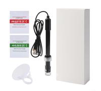 EXTRWORY Sonda di pH con connettore BNC per acquari idroponici laboratorio, elettrodo potenziometrico gamma 0-14, materiale ABS, cavo da 12 m per test di qualità dell'acqua (300 cm)