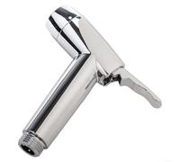 EXTRWORY Spruzzatore portatile per bidet, a due modalità, ad alta pressione, per la pulizia dell'igiene delle donne, in ABS G1/2, testa di risciacquo portatile per bagno (argento)