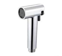 EXTRWORY Spruzzatore regolabile per bidet con ugello ad alta pressione a due stadi per la pulizia del WC e l'autolavaggio, soffione doccia versatile in plastica bianca (cromata)