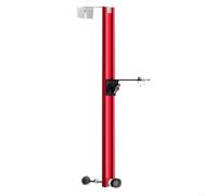 EXTRWORY Staffa di livellamento regolabile in lega di alluminio, strumento di montaggio con adattatore, rosso, 400 mm, per lavori di ristrutturazione della casa (500 mm)