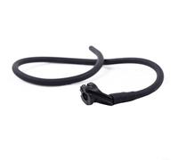 EXTRWORY Tubo di gomma siliconica Peep Sight per arco composto da 3/16 pollici, design unico ad angolo, visione chiara, corda di posizionamento nera bersaglio da caccia (1 pz)