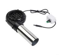 EXTRWORY Ventilatore portatile USB per barbecue, ventilatore a velocità regolabile, in acciaio inox, per accendere rapidamente il fuoco, campeggio, grigliare gli appassionati di attività all'aperto