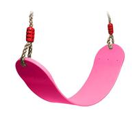 Extsud Altalena elastica per bambini, colore EVA, morbida, altalena a U, portata fino a circa 150 kg, parco giochi per esterni, altalena (Eva rosa)