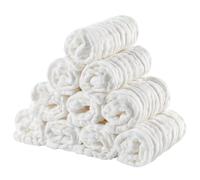 EXTSUD Asciugamani Neonato, 10 Pezzi Mussola Cotone Bambini 25x25cm Panni Lavett