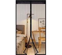 EXTSUD Zanzariera Magnetica per Porte 120x240cm Chiusura Automatica Tendina Anti Zanzare Mosche Insetti Tenda per Porte Finestre Balcone Soggiorno Mantiene Stanza Traspirante Senza Zanzare, Nero