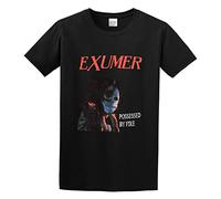 Exumer Possessed By Fire Trash Metal Band Men Adult Short Sleeve Black XXL
