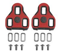 Tacche Pedali Exustar E-ARC11 Rosse 7° per Ciclismo su Strada Compatibili LOOK KEO