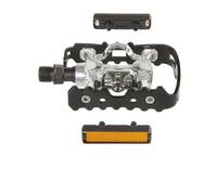 Exustar Pedal MTB E-PM818 DUO coompatibile con Shimano SPD Riflettori e Tacchett