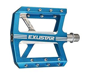 Exustar Pedali Ciclo Corsa Freerider PB556 Blu