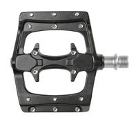 Exustar E-pm820-2, Pedale Combinato Corpo In Alluminio Asse Cnc Crmo Convertibile A Clic O Mezzo Unisex Adulto, Nero, Taglia unica
