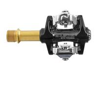 Exustar Pedali MTB E-PM215Ti 2018 compatibili Shimano SPD incluse Tacchette Nero