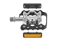 Exustar Pedali MTB E-PM86 DUO compatibili con Shimano SPD Riflettori e Tacchette