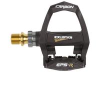 Exustar Pedali Race Carbon E-PR200CKTi Look Keo Inclusi Tacchetti Nero