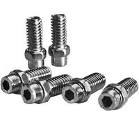 EXUSTAR Pins Pedal Kit 8mm in Aluminium Silver - 40 Pieces