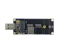 EXVIST Adattatore industriale da M.2 (NGFF) a USB 3.0 4G LTE con slot per scheda Nano SIM Funziona con modulo LTE 4G come Quectel EM05 EM06 ecc. Applicabile per applicazioni M2M e IoT come Raspberry