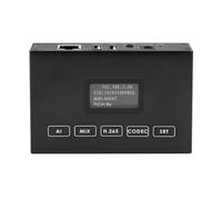 EXVIST Encoder video H.265 4K HDMI con schermo, codificatore da HDMI a RTMP, doppia USB 2.0 per la registrazione, loop HDMI, Compatible with ONV/HK, trasmissione live streaming per YouTube,