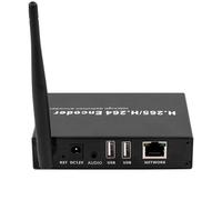 EXVIST Encoder video HDMI H.265 4K WiFi, doppia USB 2.0 per la registrazione, loop HDMI, Compatible with ONV/HK, codificatore HDMI per streaming live su YouTube, Facebook, Wowza, Twitch