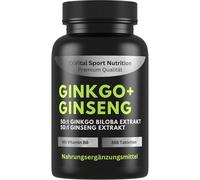 EXVital® Ginkgo Biloba e Ginseng Coreano 109 g Compresse