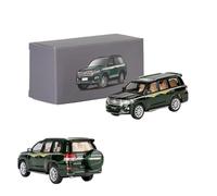 EXYFRUX Veicoli Lega Pressofusa 1:64 for Toyota Land Cruiser LC200 SUV Modello di Auto in Lega Pressofusa in Miniatura Modello di Veicolo di Simulazione Ornamenti Hobby Auto Collezione(Green b)